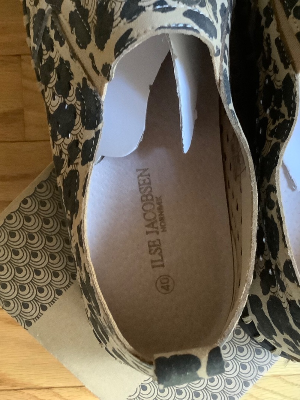 Ilse Jacobsen Tulip 3973 Leo Slip-On Sneaker Latte Black SZ EU 40 - Picture 8 of 13